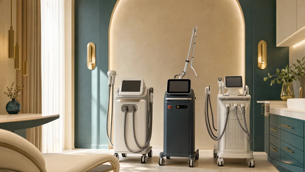 Aparatură medicală profesională în cabinetul Derma Estetic